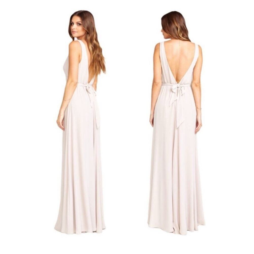 Show Me Your Mumu Jenn Maxi Formal Bridesmaid Show Me The Ring Chiffon NWT S - Picture 2 of 6